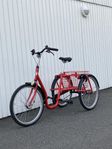 3 växlad Skeppshult trehjulig cykel 24 tums hjul.