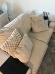 Soffa / soffa med tillbehör 