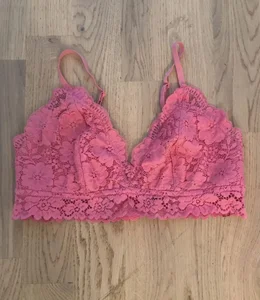 Rosa spets bh stl xs