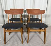 Farstrup Stolar i Teak, 4 st, Danmark