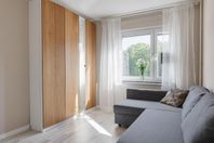 Hörnbäddsoffa (Friheten - Ikea)  med förvaring 