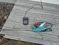 Bosch häcksax häcktrimmer batteri