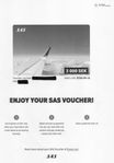 Flygbiljetter voucher SAS