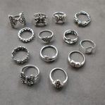 13 st Vintage Ringar 