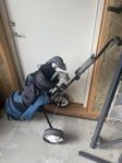 Golfklubbor med vagn