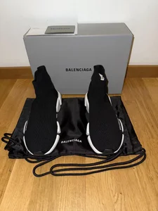 Svarta Balenciaga Speed 2.0 sneakers stl 38+ kvitto 