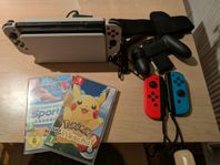 Knappt använd Nintendo Switch OLED + spel