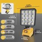 Batteridriven arbetslampa