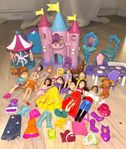 Prinsesslott med dockor & tillbehör