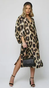 Ganni silke Leo dress