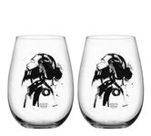 Helt Nya- Kosta Boda All about you Love him tumbler 57cl 2pk