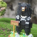 Imitations LEGO - Björn i kapsyl (Micro Bricks)