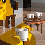 Imitations LEGO - Populär "This is fine" referens