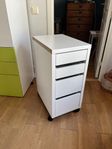 ikea Micke lådhurts fyra lådor vit