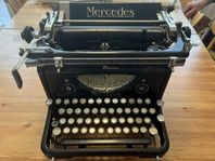 Antik skrivmaskin Mercedes modell 6