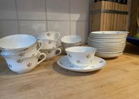 Gustavsberg benporslin, kaffekoppar, 1930-tal