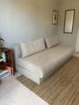 Bäddsoffa, 140cm med bäddmadrass