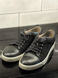Svartvita Lanvin DBB1 Sneakers - Storlek 9 UK Säljes