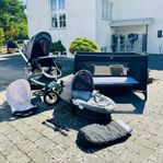 barnvagn och resesäng