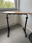Laptop table on wheels