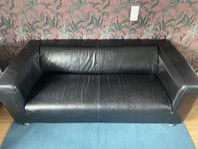 Klippan soffa i syntetläder  