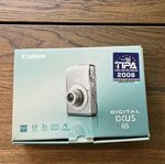 Canon Digital IXUS 65-komplett med box, laddare 2 minneskort