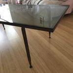 Soffbord, rökfärgad glas