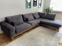 Divan sammet soffa
