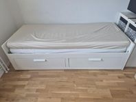 IKEA Brimnes dagbädd med 2 madrasser 80 x 200