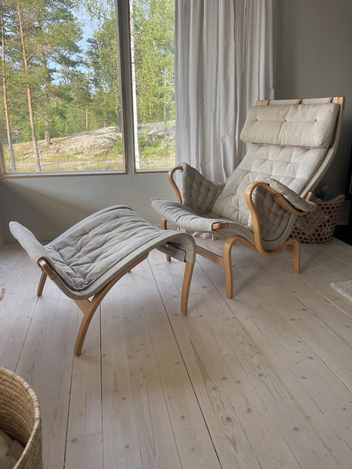 Pernilla 69 fåtölj & fotpall
