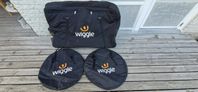 Cykeltransportväska Wiggle inkl. hjulväskor
