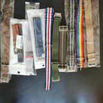 10 stycken klockarmband. Natoband silikon och läder!