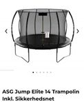 Studsmatta jump elite 14, ink skyddsnät