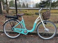 Yosemite, elcykel, 28″, 7 vxl, stor korg
