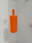 Stor 1960-t lampa i orangefärgat glas danmark ?