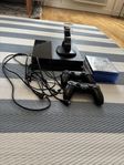 Playstation 4 + 4 tv-spel + 2handkontroll + kablar