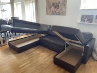 Bäddsoffa med 2 divaner bortskänkes