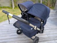 Bugaboo Donkey 2 Duo – Dark Navy Blue – Komplett paket!