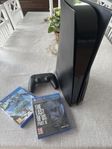 PS5 Disc Edition med 2 spel