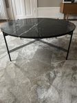 OX DenmarQ marmorbord 104cm-svart marmor