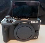 Canon M6 med18-55mm samt adapter Youtube Tiktok kamera.