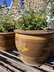 Blomsterkrukor set 4 stycken 