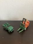 Dinky toys, truck och jeep