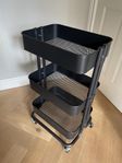 Rullvagn svart IKEA