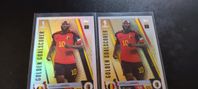 två kort av lukaku från em 2024 