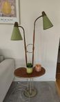 golvlampa med bord 1960 tal