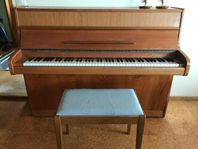 Piano bortskänkes