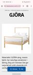 sängram Gjöra Ikea 160x200