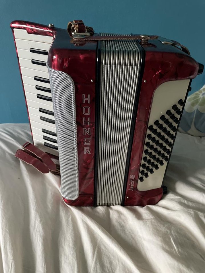 Dragspel. Hohner junior 48