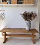 Bänk Furu Allmoge Sittbänk Avlastningsbänk TV-bänk 